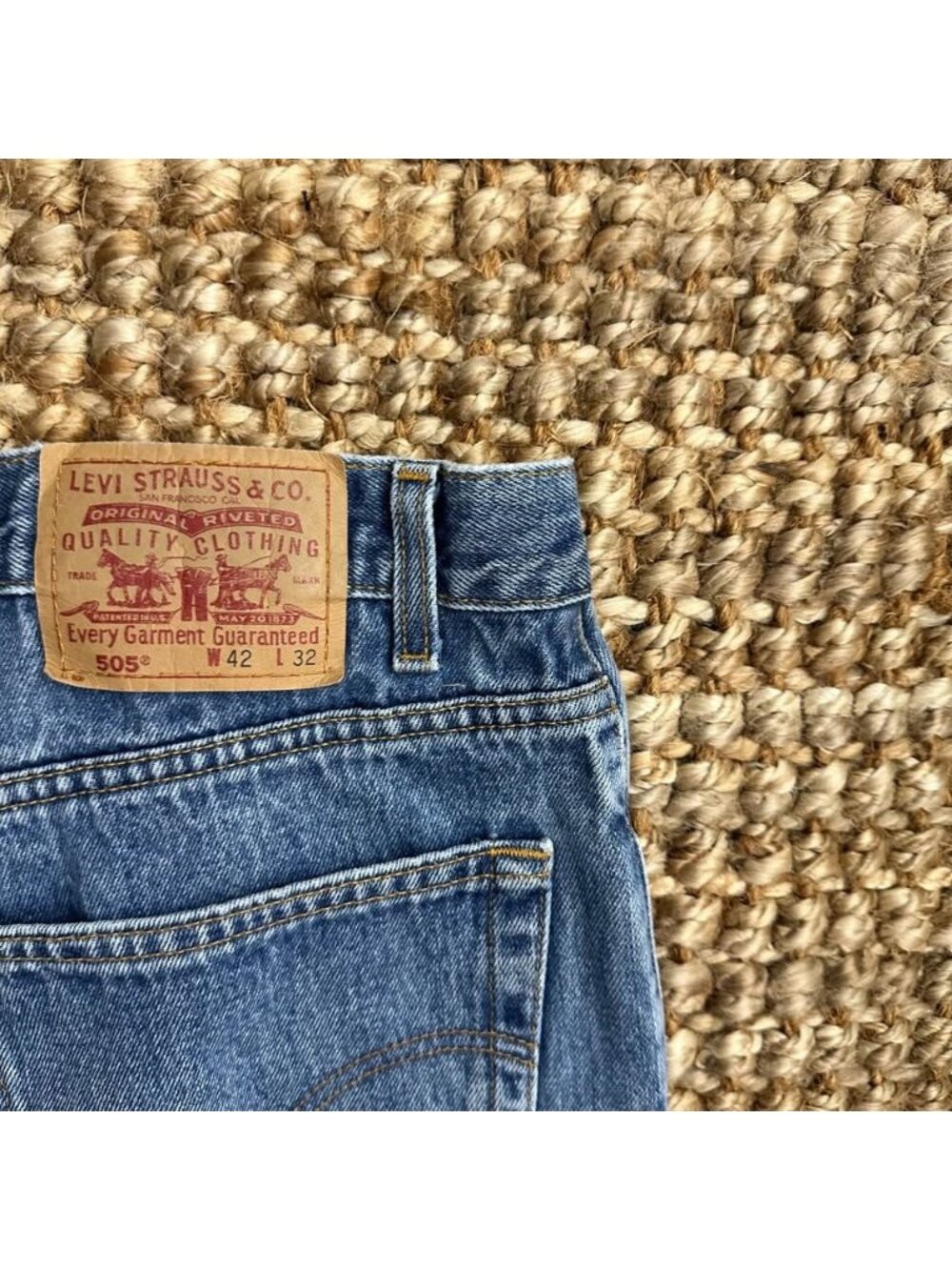 505 Levi’s Men’s Jeans (42x32) 100% Cotton Red Label